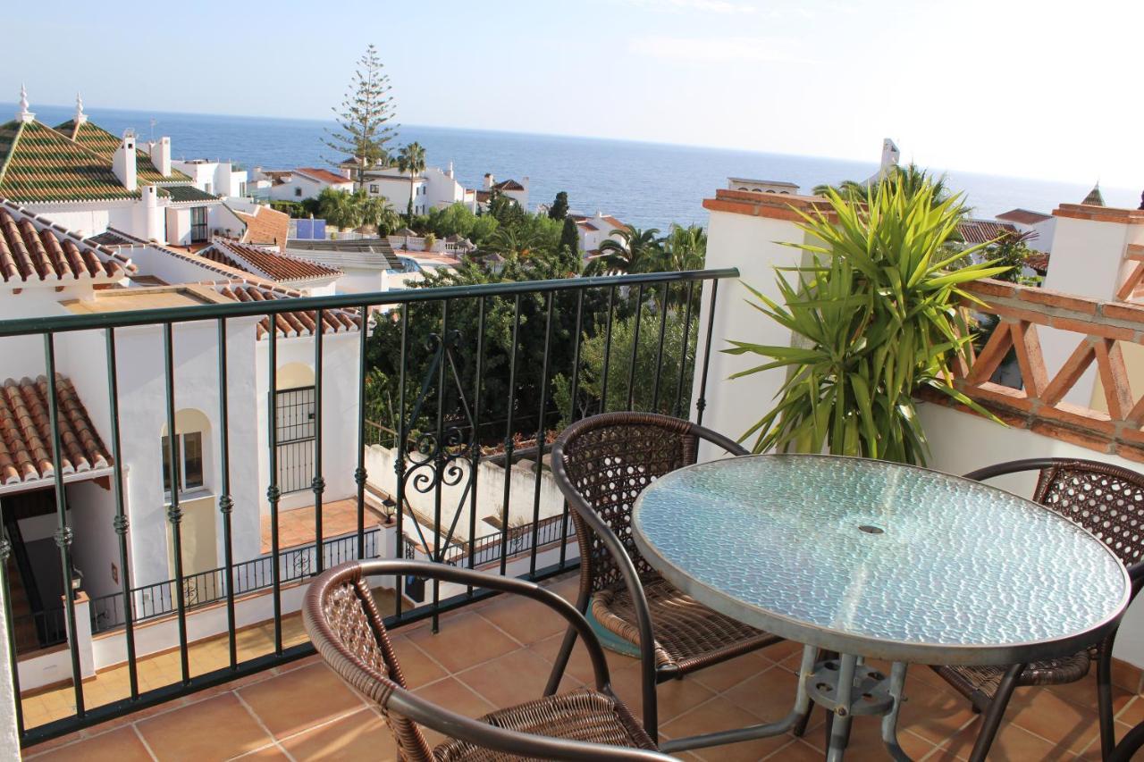Playa Burriana, Tva Terasser, Havsutsikt, Pool Nerja Exterior foto